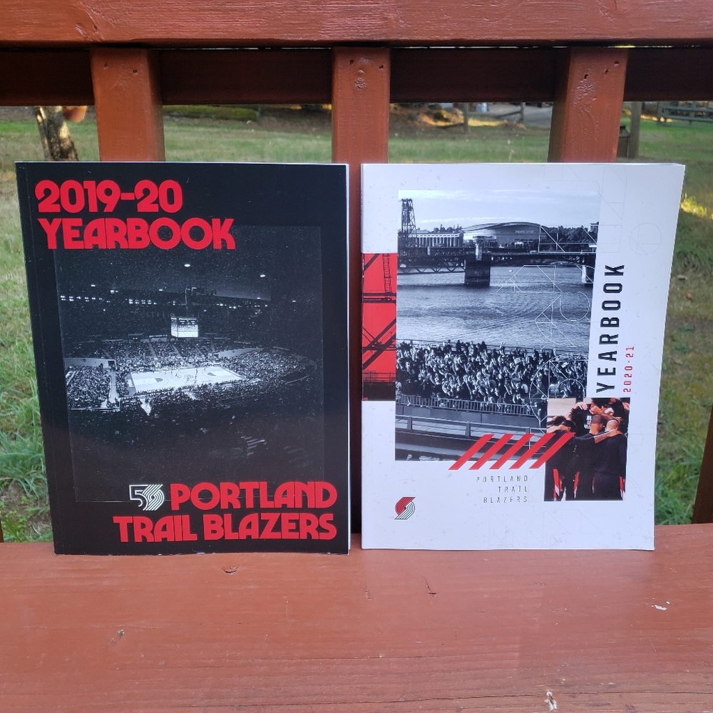 (2) Portland Trail Blazers Paperback Yearbooks [2019-2020] [2020-2021]